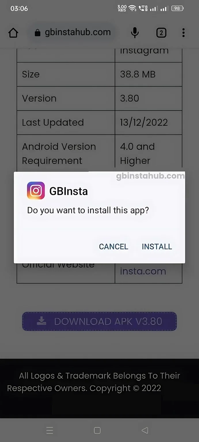 Install Gb Instagram
